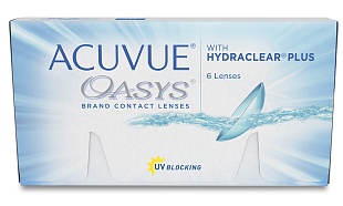 ACUVUE OASYS® с технологией HYDRACLEAR® PLUS | 6 линз