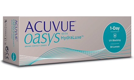 ACUVUE OASYS® 1-Day с технологией HydraLuxe® (*Однодневные) | 30 линз