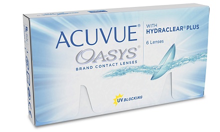 ACUVUE OASYS® с технологией HYDRACLEAR® PLUS | 6 линз