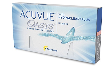 ACUVUE OASYS® с технологией HYDRACLEAR® PLUS | 6 линз